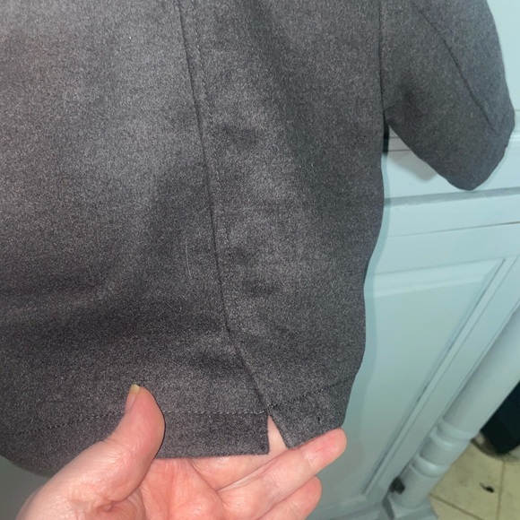 Old Navy Boys Jacket Coat Gray Button Long Sleeve 6-12 Months - Picture 8 of 8